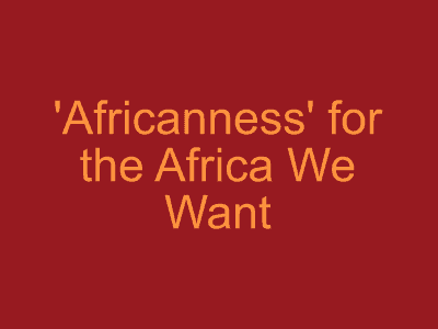 Africaness Gala Dinner