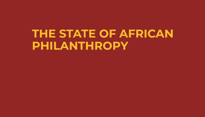 May 2019 Annual African Philanthropy Conference Proceedings