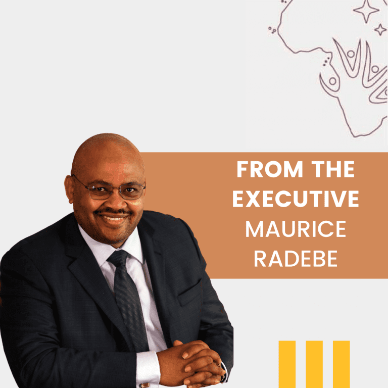 From the executive: Prof Maurice Radebe
